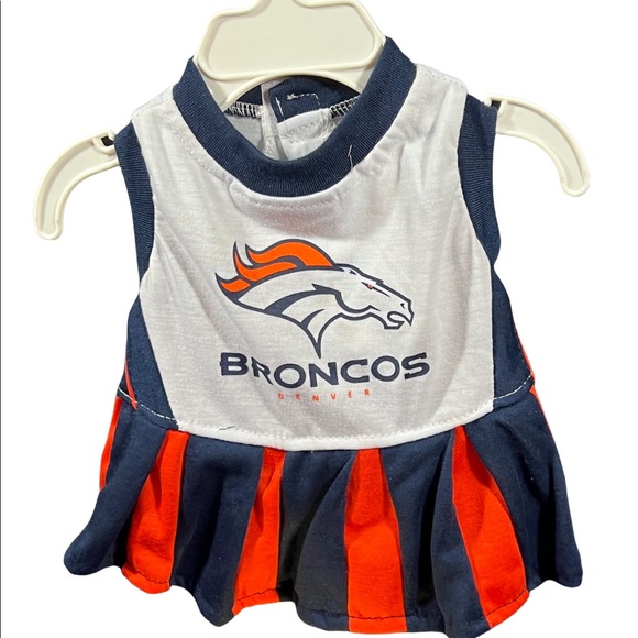 Pets First Other - Denver Broncos pet cheerleader dress size small